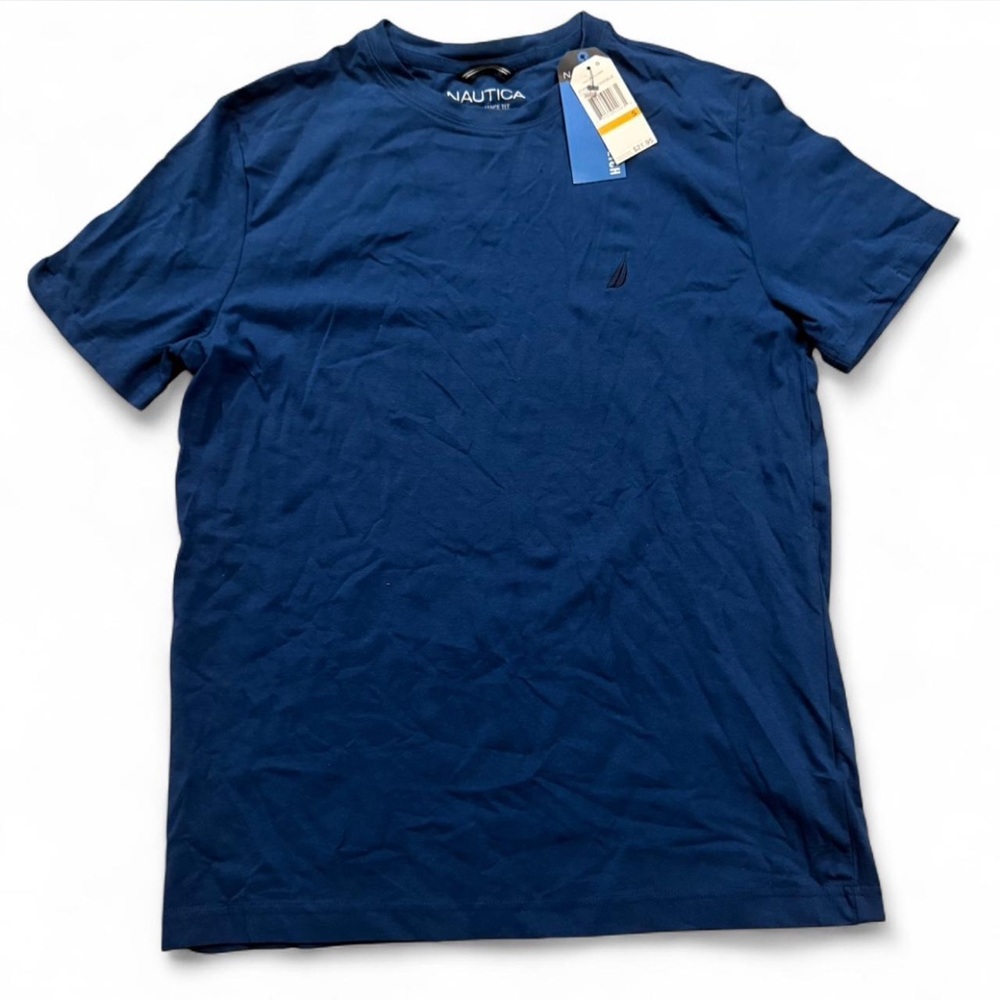 Nautica Men's Short Sleeve Tee in Deep Blue